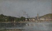 Eugene Boudin La Seine oil painting on canvas
